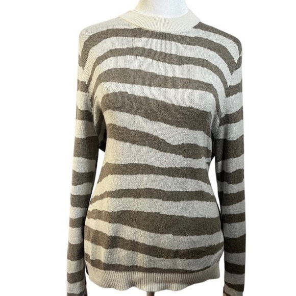 A New Day Striped Crew Neck Sweater - Picture 1 of 6